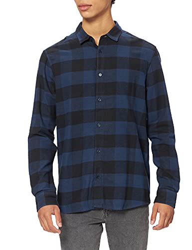 Only & Sons Onsgudmund LS Checked Shirt Noos Camisa, Multicolor (Dress Blues), XX-Large para Hombre
