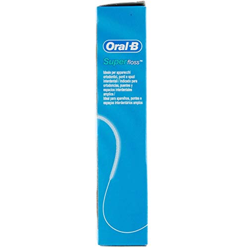 Oral B Hebras Pre-Cortadas Superfloss (50) (Paquete de 2)