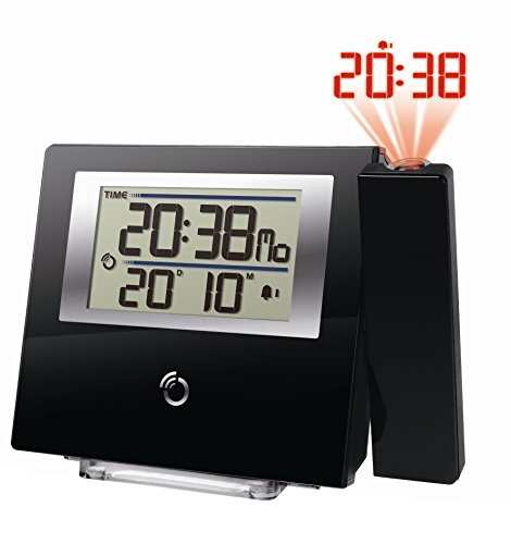 Oregon Scientific RM-368-P - Reloj Proyector Ultra finó, Color Negro