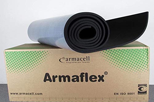 Original Armaflex XG - Aislamiento autoadhesivo, 9/13/19/25/32 mm, producto alemán, Negro