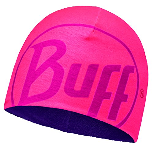 Original Buff Microfibra & Polar Gorro Buff® Logo Rosa Fluorescente - Polar Gorro Buff para Unisex, Color Multicolor, Adulto