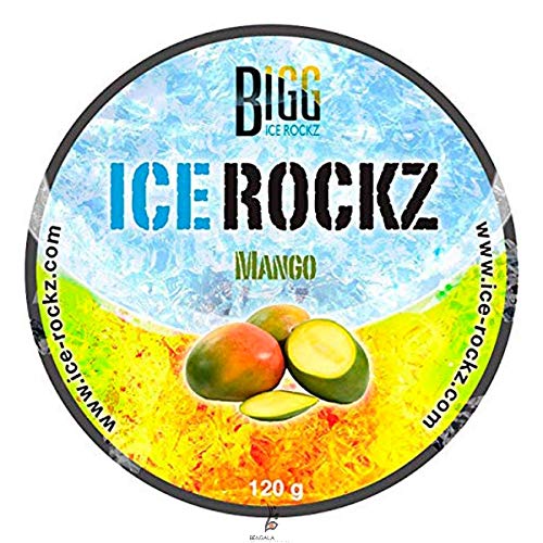 PACK 4 Bigg Ice Rokz Piedras Para Sisha Fresa Manzana Mango Macedonia (4 x 120g)