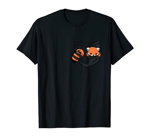 Panda Rojo Vida Silvestre Amante de los Animales Panda Menor Camiseta