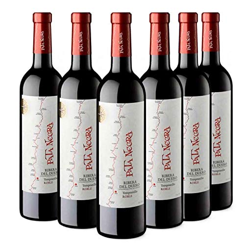 Pata Negra Roble Vino Tinto D.O Ribera del Duero - Caja de 6 Botellas x 750 ml