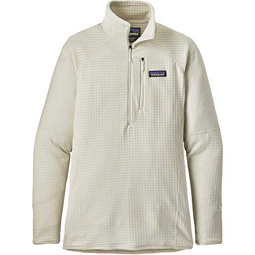 Patagonia W's R1 P/O Jersey, Mujer, Birch White, L