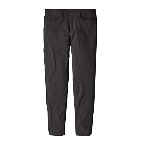 Patagonia W's Skyline Traveler Pants-Short Pantalones, Black, 12 AÑOS para Niñas