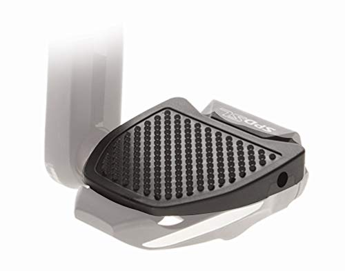 PEDAL PLATE Accesorio Adaptador Pedal Flat plástico Shimano SPD Compatible, Adultos Unisex, Negro, Talla única