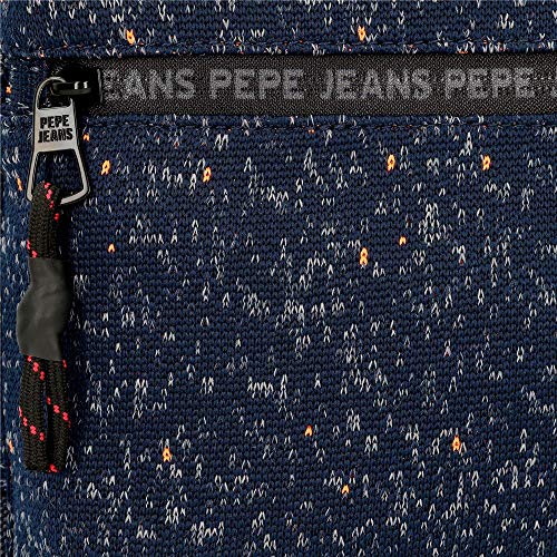 Pepe Jeans Hike Riñonera Pequeña Azul 35x15x5 cms Poliéster