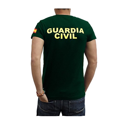 Piel Cabrera Camiseta Guardia Civil (Talla M, Verde)