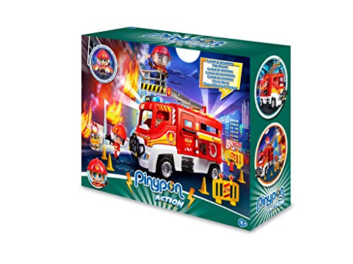 Pinypon Action- Camión de Bomberos para niños y niñas de 4 a 8 años (Famosa 700016237)