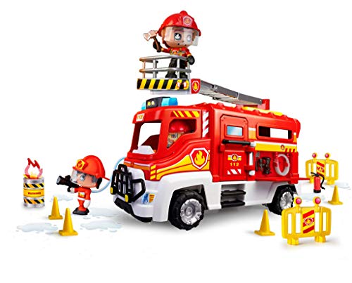 Pinypon Action- Camión de Bomberos para niños y niñas de 4 a 8 años (Famosa 700016237)