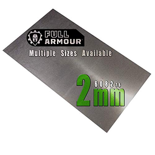 Placa de aluminio - 2mm 100mm x 150mm (10cm x 15cm)