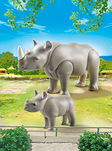 PLAYMOBIL - Rinoceronte con bebé (66380)