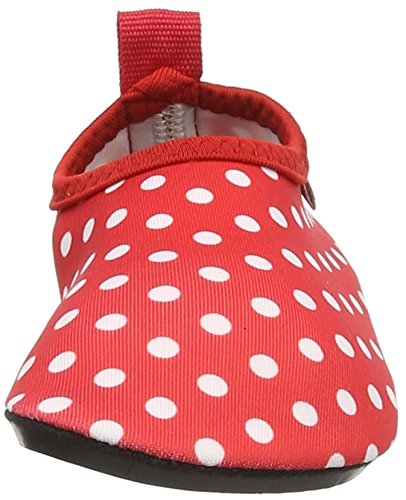 Playshoes Calcetines de Agua con protección UV Puntos, Zapatos para Playa Unisex niños, Rojo (Rot 8), 24/25 EU