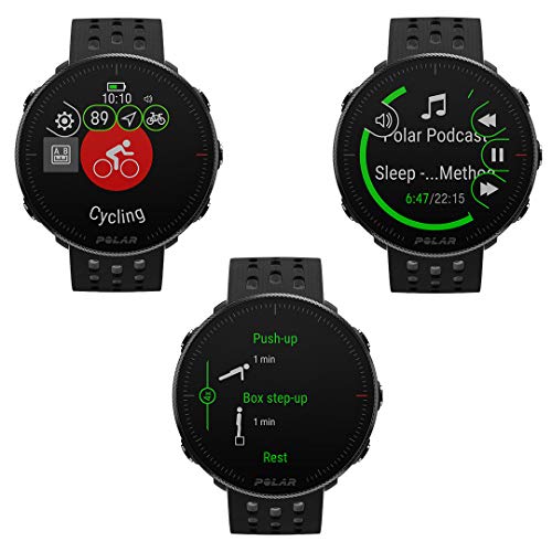 Polar Vantage M2 - Smartwatch multisport avanzado - GPS integrado, registro de FC en la muñeca - Guía de entrenamiento diario - Registro del sueño y la recuperación - Controles de música, clima