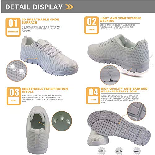 POLERO Sneaker Zapatillas de Deporte Enjuague bucal para Dama Mujer con Cordones 38 Talla Europea