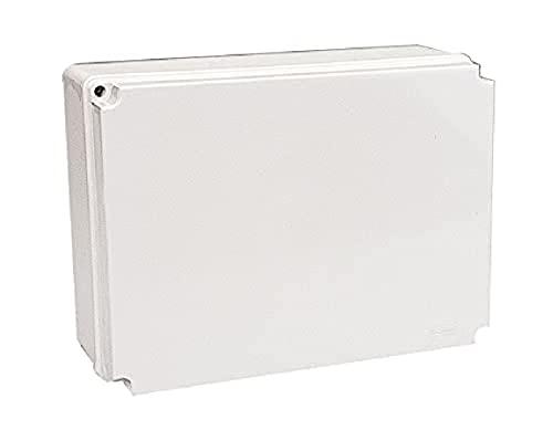 Poly Pool PP0295 - Caja rectangular de derivación, de pared, dimensiones interiores 300 x 220 x 120 mm, gris