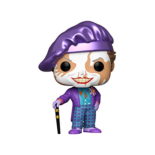 Pop! Heroes:Batman 1989 -Joker w/Hat. Chase!! This Pop! Figure Comes with a 1 in 6 Chance of Receiving The Special Addition Alternative Rare Chase Version