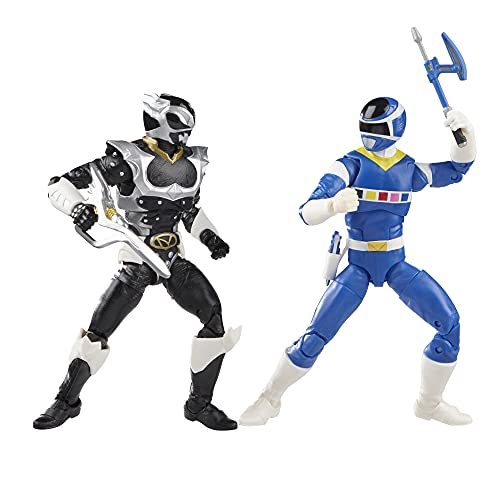 Power Rangers Lightning Collection In Space Blue vs. Silver Psycho Ranger, Multicolor (Hasbro F2047)