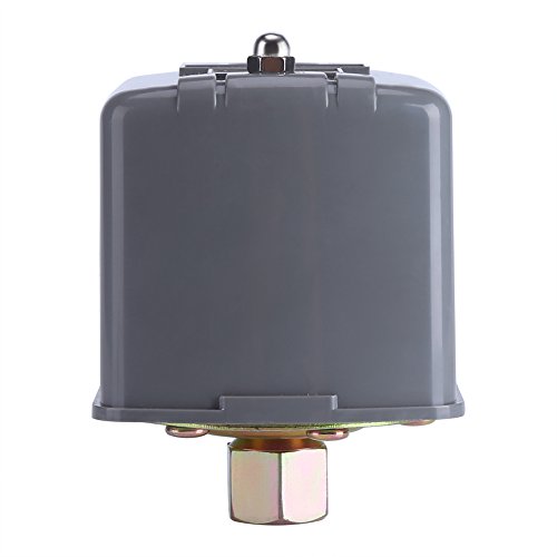 presostato 12v agua-Duokon Interruptor de control de presión de bomba de agua de metal + plástico Poste de resorte doble ajustable