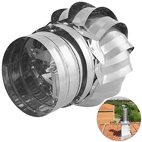 PrimeMatik - Sombrero Extractor de Humos galvanizado Giratorio para Tubo de 100 mm de diámetro