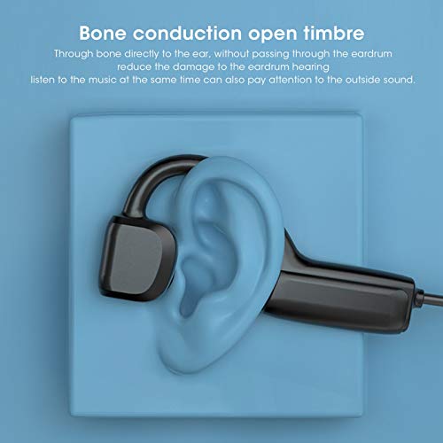【𝐏𝐫𝐨𝐦𝐨𝐜𝐢ó𝐧 𝐝𝐞 𝐒𝐞𝐦𝐚𝐧𝐚 𝐒𝐚𝐧𝐭𝐚】Rosvola Auriculares inalámbricos de conducción ósea Auriculares inalámbricos Bluetooth Experiencia Bluetooth Superior Antiinterferencias Rendimiento Fue