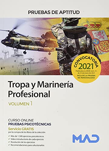 Pruebas de Aptitud para el Acceso a Tropa y Marinería Profesional. Volumen 1