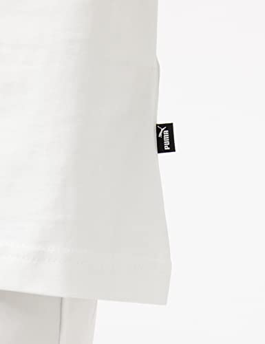 Puma Essentials LG T Camiseta de Manga Corta, Hombre, Blanco White, M