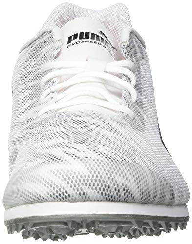PUMA Evospeed Star 7, Zapatillas de Atletismo Unisex Adulto, Blanco White Black Silver, 42 EU