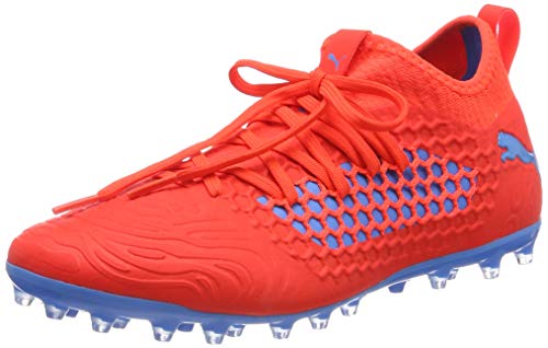 Puma Future 19.3 Netfit MG, Zapatillas de Fútbol Hombre, Rojo (Red Blast-Bleu Azur), 43 EU