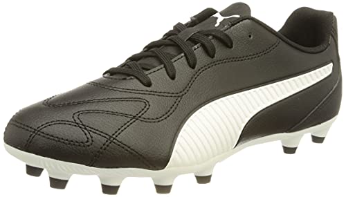 PUMA Monarch II FG/AG, Zapatillas de fútbol, para Hombre, Negro (Puma Black-Puma White), 42 EU