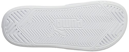 PUMA Popcat, Zapatos de Playa y Piscina, para Unisex adulto, Blanco (Puma White-Puma Black), 42 EU