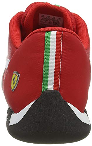 PUMA Zapatillas unisex para adulto Ferrari R-cat, rojo (negro, blanco, blanco, (Rosso Corsa-puma White-puma Black)), 36.5 EU