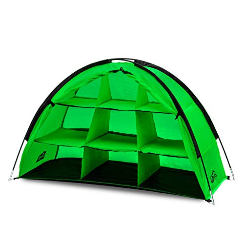 Qeedo Shelf Armario Camping Plegable, construcción rápida, Estable, 120x70x50cm