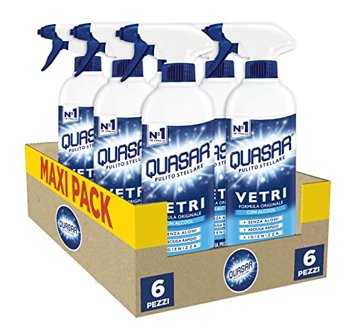 Quasar Vetri Spray - Pack de 6 botellas de 750 ml
