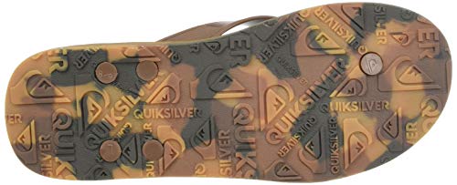 Quiksilver Carver II Deluxe, Zapatos de Playa y Piscina Hombre, Marrón (Tan/Solid Tkd0), 43 EU