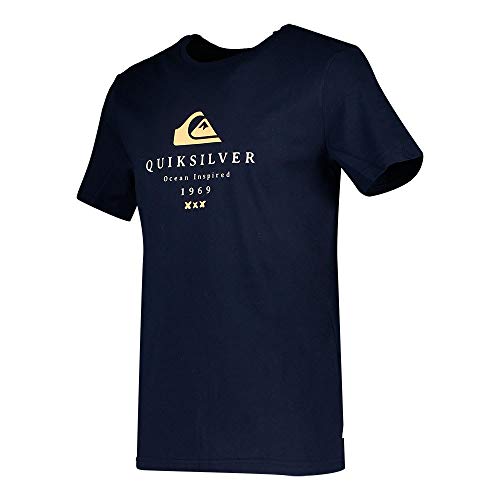 Quiksilver First Fire tee M Camiseta, Hombre, Azul (Navy Blazer), S