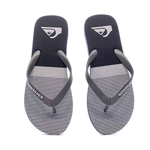 Quiksilver Molokai Tijuana, Zapatos de Playa y Piscina Hombre, Negro (Grey/Grey/Black Xssk), 45 EU