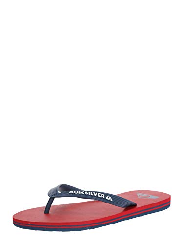 Quiksilver Molokai, Zapatos de Playa y Piscina Hombre, Multicolor (Red/Blue/Red Xrbr), 43 EU