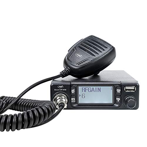 Radio CB PNI Escort HP 9700 USB, ANC, ASQ, Fuente de alimentación 12V / 24V, Enchufe para Encendedor Incluido