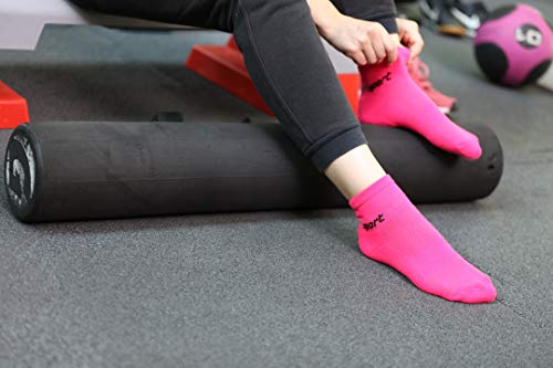 Rainbow Socks - Hombre Mujer Calcetines de Deporte Neon - 1 Par - Rosa - Talla UE 36-38