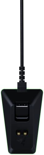 Razer Estación de carga ratón Chroma con iluminación RGB para DeathAdder V2 Pro, Viper Ultimate, Basilisk Ultimate, Naga Pro, estación de carga magnética para mouse, antideslizante, Negro