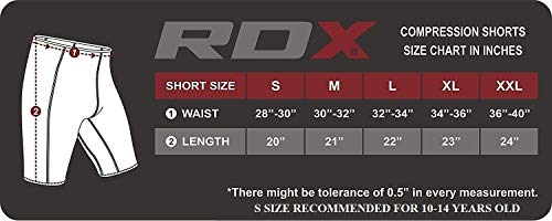 RDX Neopreno Pantalones Compresión Cortos Termicos Calzoncillos Capa Base Corta Boxer