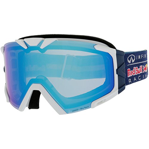 Red Bull Racing Gafas de esquí, Color Blanco/Azul, tamaño Talla única