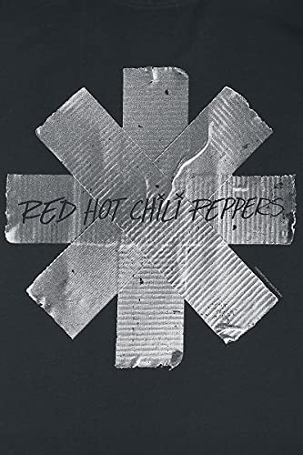 Red Hot Chili Peppers Amplified Collection - Duct Tape Hombre Camiseta Negro M, 100% algodón, Regular