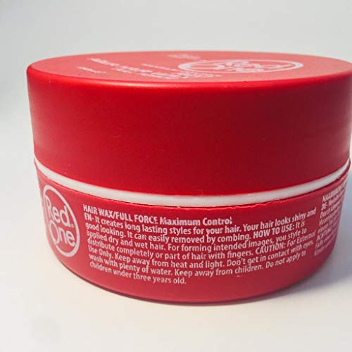 Red One Aqua Hair Wax, Gel de cera para el cabello, color rojo, 150 ml