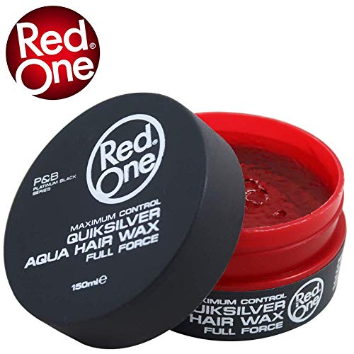Red One Cera de pelo para cabello full force 150 ml (gris) juego de 2 ceras
