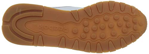 Reebok Classic Leather Zapatillas, Mujer, Blanco (Int-White / Gum), 38.5 EU