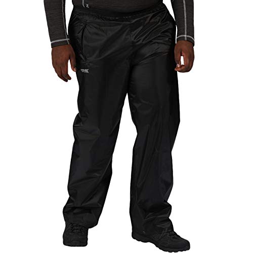 Regatta Stormbreak - Pantalón para hombre (impermeable), negro, tamaño 58-60 EU