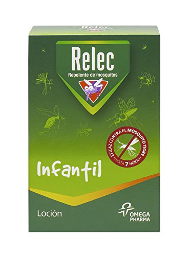 Relec Infantil Loción Repelente Eficaz Antimosquitos, Niños a partir de 2 años, 125 ml (Paquete de 1)